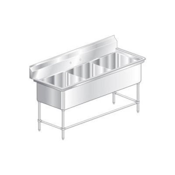 Aero Manufacturing CompanyÂ Aero Aerospec Three Compartment NSF Sink, Aero, Mfr#: 2F3-2420